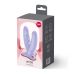 Подвійний фалоімітатор Fun Factory RYDE Purple, гнучкі стовбури, присоска