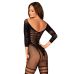 Сітчастий бодістокінг з імітацією підв’язок Obsessive Bodystocking G329 S/M/L, black, з доступом Сітчастий бодістокінг з імітацією підв’язок Obsessive Bodystocking G329 S/M/L, black, з доступом