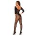 Сітчастий бодістокінг з імітацією підв’язок Obsessive Bodystocking G329 S/M/L, black, з доступом Сітчастий бодістокінг з імітацією підв’язок Obsessive Bodystocking G329 S/M/L, black, з доступом