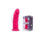 Фалоімітатор із вібрацією SilexD Henry Vibro Pink (MODEL 2 size 7in), двошаровий, діаметр 4,4 см