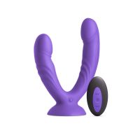 Подвійний ділдо з вібрацією NS Novelties INYA - Duet - Purple Подвійний ділдо з вібрацією NS Novelties INYA - Duet - Purple