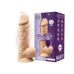 Фалоімітатор з вібрацією SilexD Norman Vibro Flesh (Model 1 size 8,5") + LRS