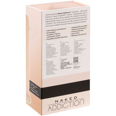 Фалоімітатор з вібрацією та ротацією Naked ADDICTION James 8″ Rotating & Vibrating Dong, пульт ДК Фалоімітатор з вібрацією та ротацією Naked ADDICTION James 8″ Rotating & Vibrating Dong, пульт ДК