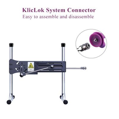 Фалоімітатор 8.2″ з вібрацією для секс-машин Hismith Purple Silicone Dildo with Vibe, знімний конект