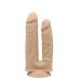 Фалоімітатор з вібрацією SilexD Double Gusto Vibro Flesh (Model 1 size 8" & 7") + LRS Фалоімітатор з вібрацією SilexD Double Gusto Vibro Flesh (Model 1 size 8" & 7") + LRS