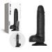 Фалоімітатор з вібрацією і ротацією Strap-On-Me Rotating & Vibrating Realistic Dildo - L - Black