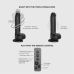 Фалоімітатор з вібрацією і ротацією Strap-On-Me Rotating & Vibrating Realistic Dildo - L - Black