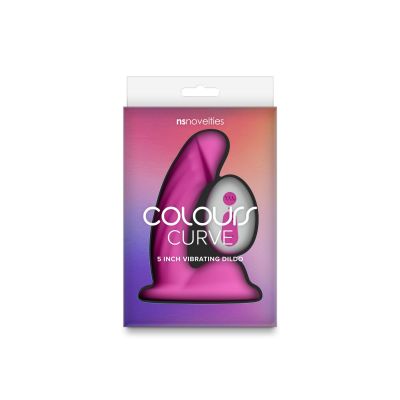 Ділдо з вібрацією NS Novelties Colours - Curve - Vibrating - 5" Dildo - Pink Ділдо з вібрацією NS Novelties Colours - Curve - Vibrating - 5" Dildo - Pink