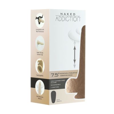 Фалоімітатор з ротацією та пульсацією Naked ADDICTION The Freak 7,5″ Rotating & Thrusting Vibrating Фалоімітатор з ротацією та пульсацією Naked ADDICTION The Freak 7,5″ Rotating & Thrusting Vibrating