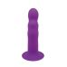 Двошаровий ділдо з вібрацією Adrien Lastic Hitsens 3 Purple, відмінно для страпона, діаметр 4 см