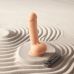 Фалоімітатор з вібрацією і ротацією Strap-On-Me Rotating & Vibrating Realistic Dildo - L - Vanilla
