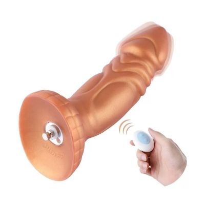 Силіконовий дилдо з вібрацією Hismith Slightly Curved Vibrating Silicone Dildo Monster Series Силіконовий дилдо з вібрацією Hismith Slightly Curved Vibrating Silicone Dildo Monster Series