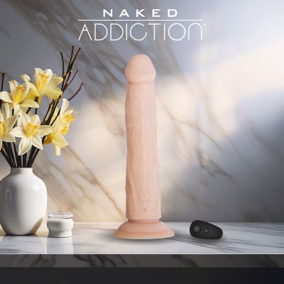Фалоімітатор з ротацією та пульсацією Naked ADDICTION 8″ Rotating & Thrusting Dong - Vanilla Фалоімітатор з ротацією та пульсацією Naked ADDICTION 8″ Rotating & Thrusting Dong - Vanilla