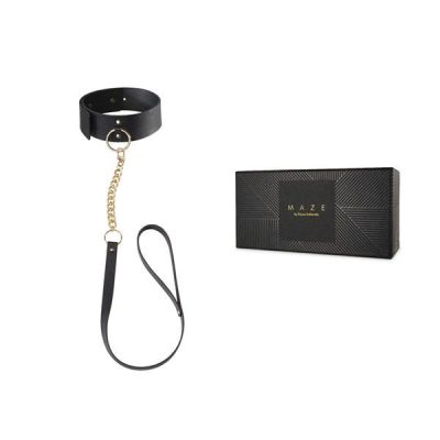 Чокер Bijoux Indiscrets MAZE — Wide Chocker Black Чокер Bijoux Indiscrets MAZE — Wide Chocker Black