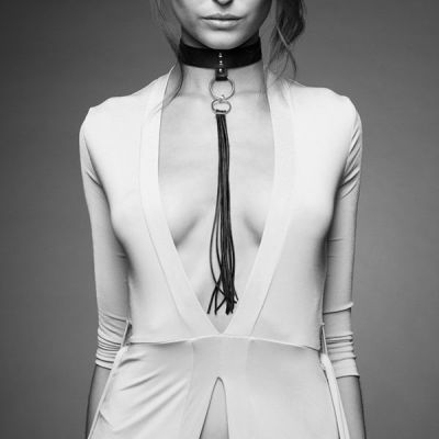 Чокер Bijoux Indiscrets MAZE — Tassel Chocker Black Чокер Bijoux Indiscrets MAZE — Tassel Chocker Black