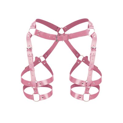 Гартери Art of Sex Claire, натуральна шкіра, розмір XS-M, колір рожевий Гартери Art of Sex Claire, натуральна шкіра, розмір XS-M, колір рожевий