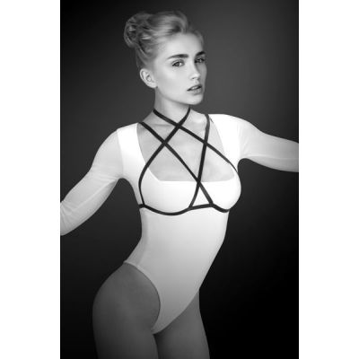 Портупея на груди Bijoux Pour Toi — LOLA, еластичний поліестер Портупея на груди Bijoux Pour Toi — LOLA, еластичний поліестер