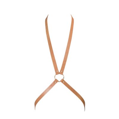 Портупея Bijoux Indiscrets MAZE — 8 Harness Brown, екошкіра