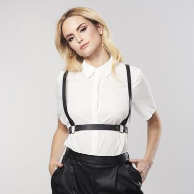 Портупея Bijoux Indiscrets MAZE — X Harness Black, екошкіра