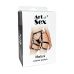 Шкіряні гартери Art of Sex — Melani Leather garters, чорні, XS-M Шкіряні гартери Art of Sex — Melani Leather garters, чорні, XS-M