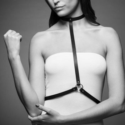 Портупея Bijoux Indiscrets MAZE — I Harness Black, екошкіра, дуже стильна Портупея Bijoux Indiscrets MAZE — I Harness Black, екошкіра, дуже стильна