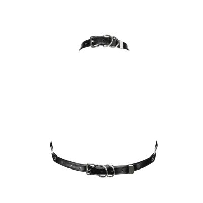 Портупея на груди Obsessive A740 harness black O/S, штучна шкіра Портупея на груди Obsessive A740 harness black O/S, штучна шкіра