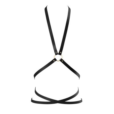 Портупея з екошкіри Bijoux Indiscrets Maze — Multi-Way Body Harness Black