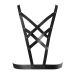 Портупея з екошкіри Bijoux Indiscrets Maze — Cross Cleavage Harness Black