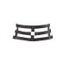 Портупея-пояс Bijoux Indiscrets MAZE — Wide Belt and Restraints Black, екошкіра