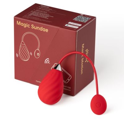 Смарт-віброяйце Magic Motion Sundae Red Смарт-віброяйце Magic Motion Sundae Red