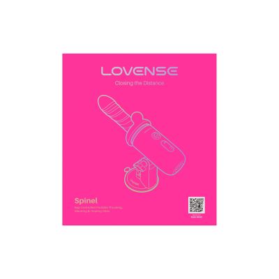 Смарт-міні секс-машина Lovense Spinel імітація фрикцій, підігрів, 3 насадки, на присосці