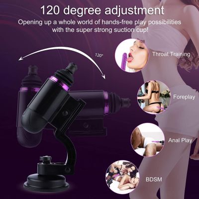 Мінісекс-машина Hismith Mini Capsule Sex-Machine with Strong Suction Cup, потужна, перезаряджувана
