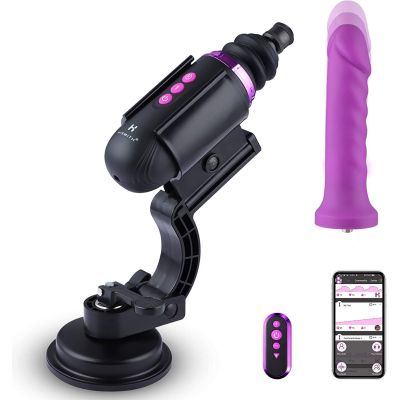 Мінісекс-машина Hismith Mini Capsule Sex-Machine with Strong Suction Cup, потужна, перезаряджувана 