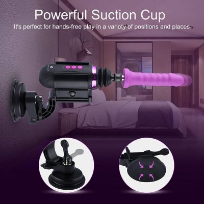 Мінісекс-машина Hismith Mini Capsule Sex-Machine with Strong Suction Cup, потужна, перезаряджувана