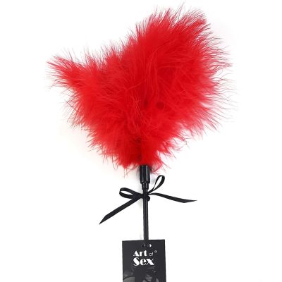 Лоскітка зі шлепалкою «Піка» Art of Sex — Puff Peak, червоний колір Лоскітка зі шлепалкою «Піка» Art of Sex — Puff Peak, червоний колір