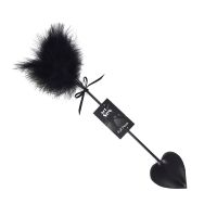 Лоскітка зі шлепалкою «Піка» Art of Sex — Puff Peak, чорний колір Лоскітка зі шлепалкою «Піка» Art of Sex — Puff Peak, чорний колір