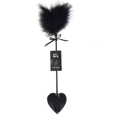 Лоскітка зі шлепалкою «Піка» Art of Sex — Puff Peak, чорний колір Лоскітка зі шлепалкою «Піка» Art of Sex — Puff Peak, чорний колір