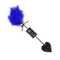 Лоскітка зі шлепалкою «Піка» Art of Sex — Puff Peak, колір електрик