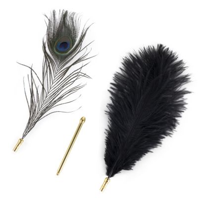 Лоскітка LOCKINK SEVANDA Natural Peacock Flirting Feather Tickler, перо павича Лоскітка LOCKINK SEVANDA Natural Peacock Flirting Feather Tickler, перо павича