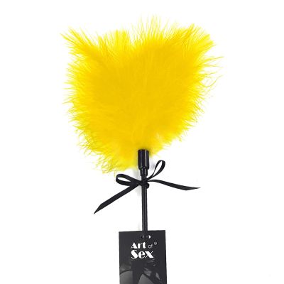 Лоскітка зі шлепалкою «Піка» Art of Sex — Puff Peak, жовтий колір Лоскітка зі шлепалкою «Піка» Art of Sex — Puff Peak, жовтий колір
