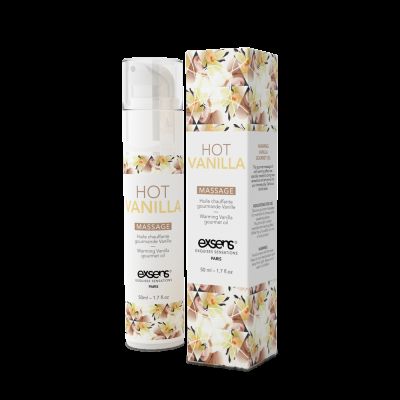 Масажна олія EXSENS Hot Vanilla 50мл розігріває, без цукру, без парабенів, їстівна Масажна олія EXSENS Hot Vanilla 50мл розігріває, без цукру, без парабенів, їстівна