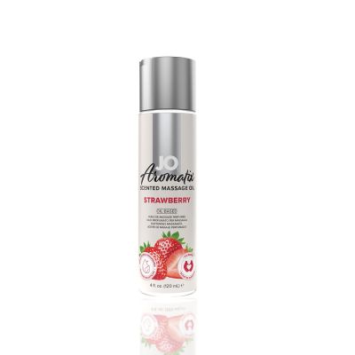 Натуральна масажна олія System JO Aromatix — Massage Oil — Strawberry (120 мл) Натуральна масажна олія System JO Aromatix — Massage Oil — Strawberry (120 мл)