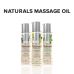 Масажна олія System JO — Naturals Massage Oil — Coconut & Lime з натуральними ефірними оліями (120 мл)