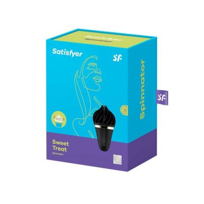 Морозиво-спінатор Satisfyer Lay-On Sweet Treat Black/Gold, 10 режимів роботи, водонепроникний