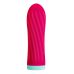 Віброкуля S Pleasures Bullets Twist & Shout Cerise, яскраво-рожева, ребриста поверхня, 10 режимів