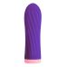 Віброкуля S Pleasures Bullets Twist & Shout Purple, фіолетова, ребриста поверхня, 10 режимів