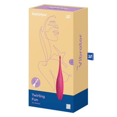 Вібратор для клітора Satisfyer Twirling Fun Magenta Вібратор для клітора Satisfyer Twirling Fun Magenta