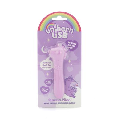 Вібратор-єдиноріжка Unihorn USB Bullet - Karma Lilac, віброкуля, USB-зарядка Вібратор-єдиноріжка Unihorn USB Bullet - Karma Lilac, віброкуля, USB-зарядка
