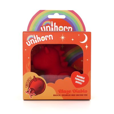 Вібратор-єдиноріжка Unihorn - Blaze Diablo, пестливий язичок