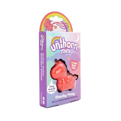 Вібратор-єдиноріжка Unihorn Mini - Peachy Pony, брелок з вібрацією Вібратор-єдиноріжка Unihorn Mini - Peachy Pony, брелок з вібрацією